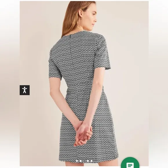 New Boden Cotton Mini Shift Dress