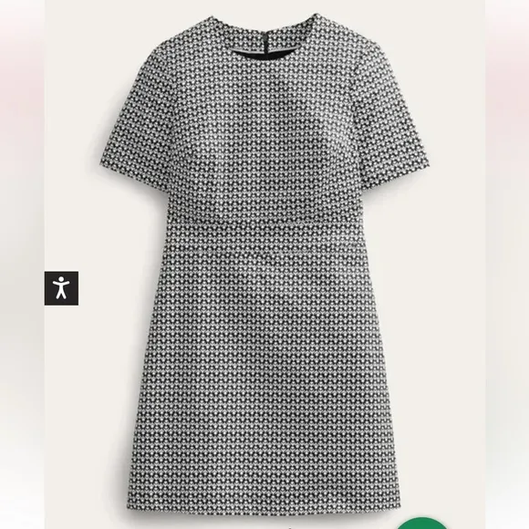 New Boden Cotton Mini Shift Dress