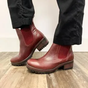 NEW BUENO women's florida boot in bordeaux