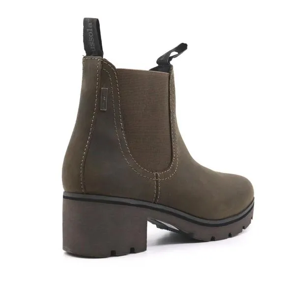 NEW BUSSOLA women's phyllis boots in walnut