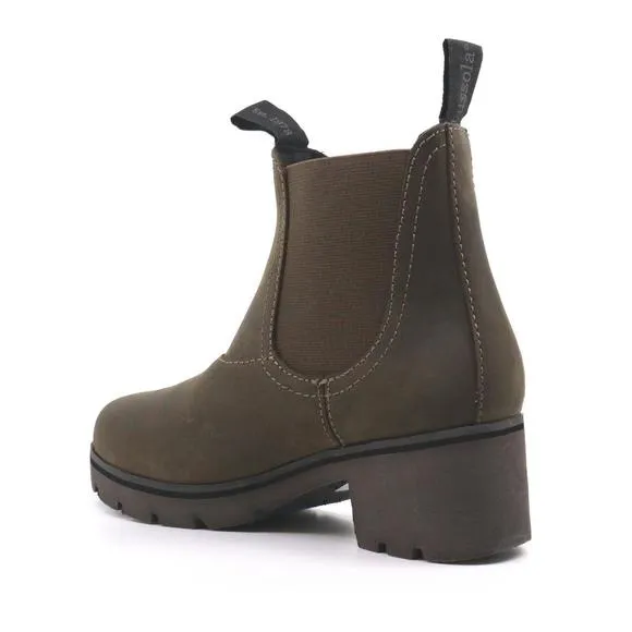 NEW BUSSOLA women's phyllis boots in walnut