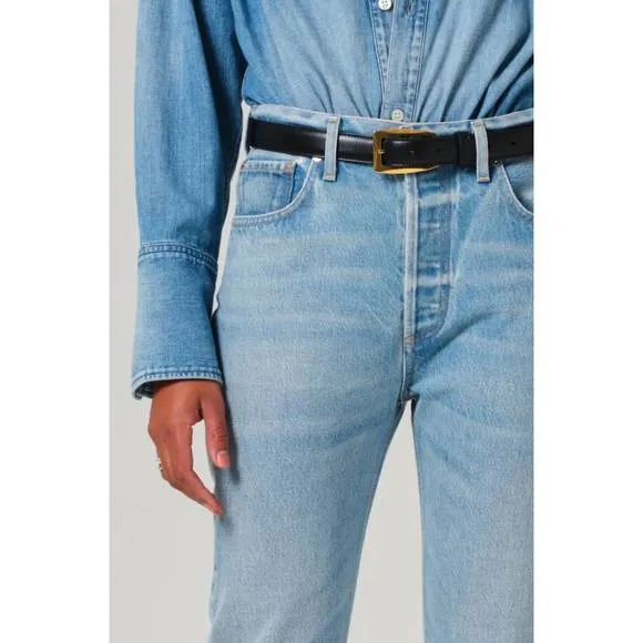 NEW CITIZENS OF HUMANITY blaine high rise straight jeans in gemini
