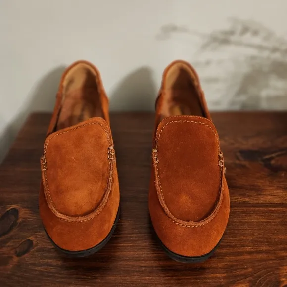 New Cobb Hill Crosbie Moc – Potters Clay Suede Size 8