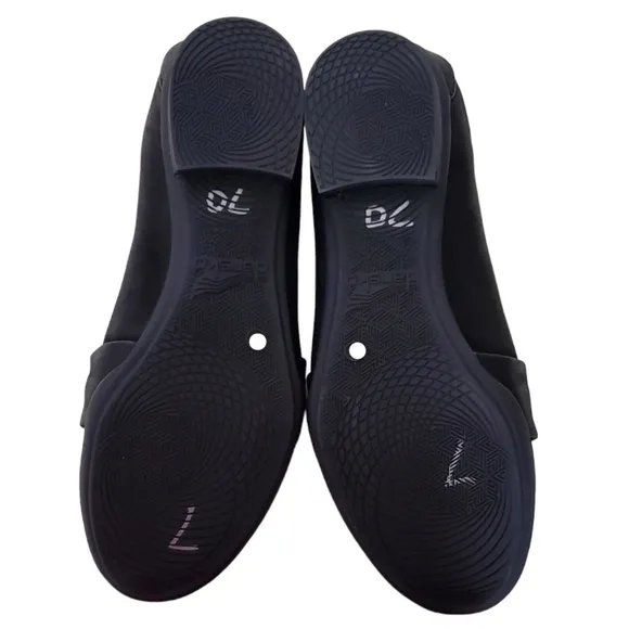 New Dansko karen burnished nubuck bow belted casual career slip on loafers black