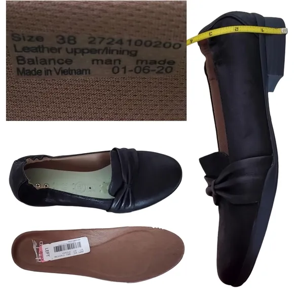 New Dansko karen burnished nubuck bow belted casual career slip on loafers black
