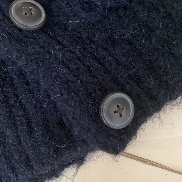 New ELIZABETH AND JAMES Wool chunky-knit cardigan