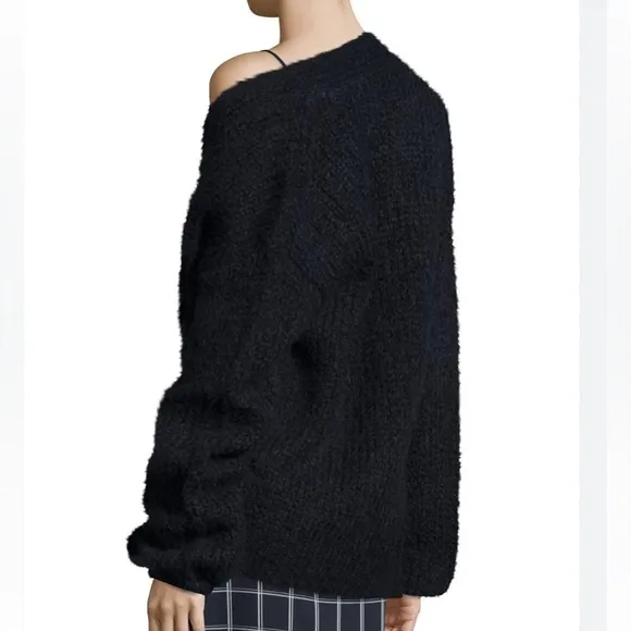 New ELIZABETH AND JAMES Wool chunky-knit cardigan