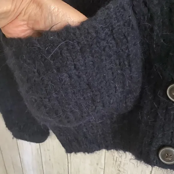 New ELIZABETH AND JAMES Wool chunky-knit cardigan