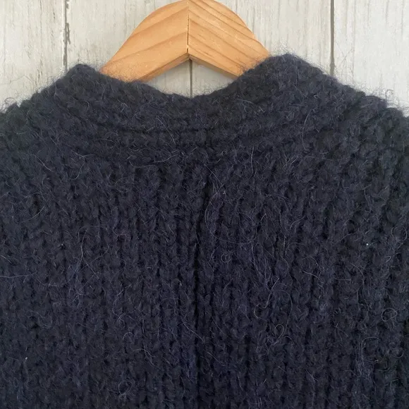 New ELIZABETH AND JAMES Wool chunky-knit cardigan