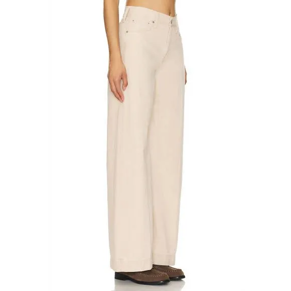 NEW ETICA devon wide leg pants in canyon sand