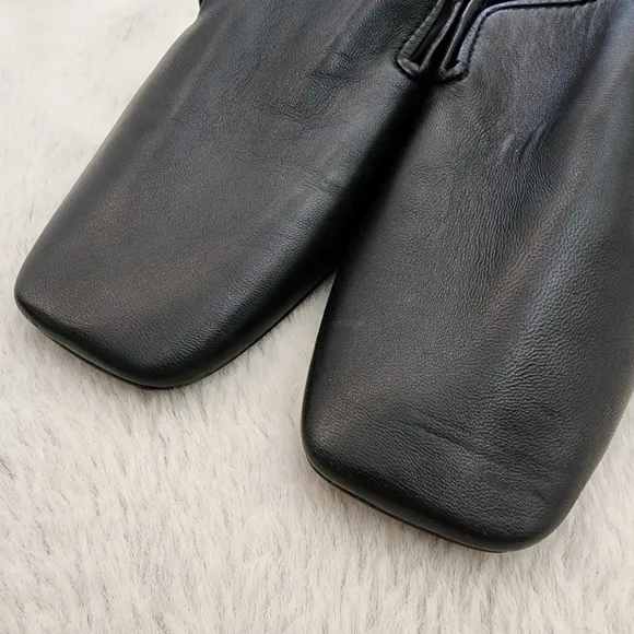 NEW Everlane The Day Square Toe Elegant Black Leather Loafers