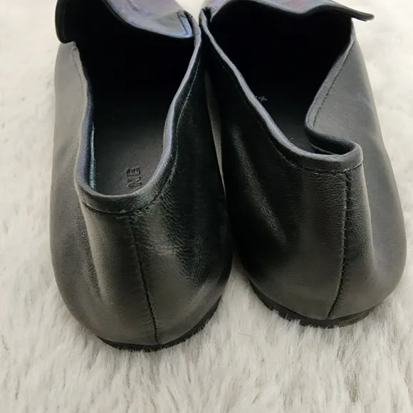 NEW Everlane The Day Square Toe Elegant Black Leather Loafers