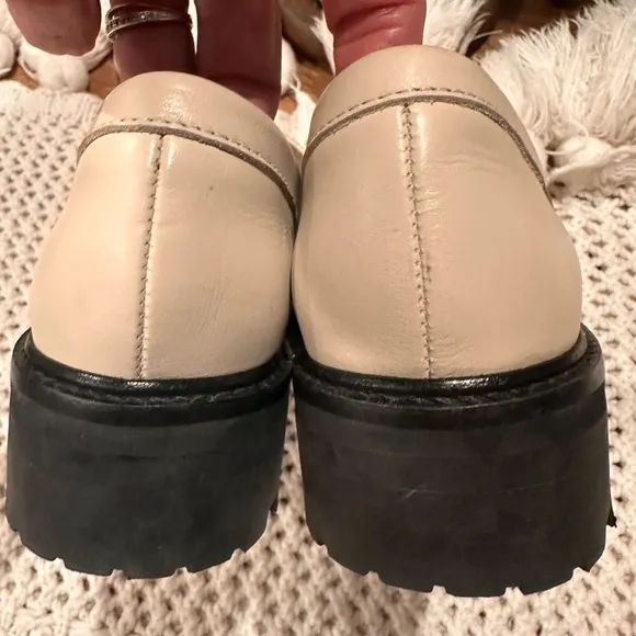 NEW Everlane The Lug Loafer Parchment/ivory size 9