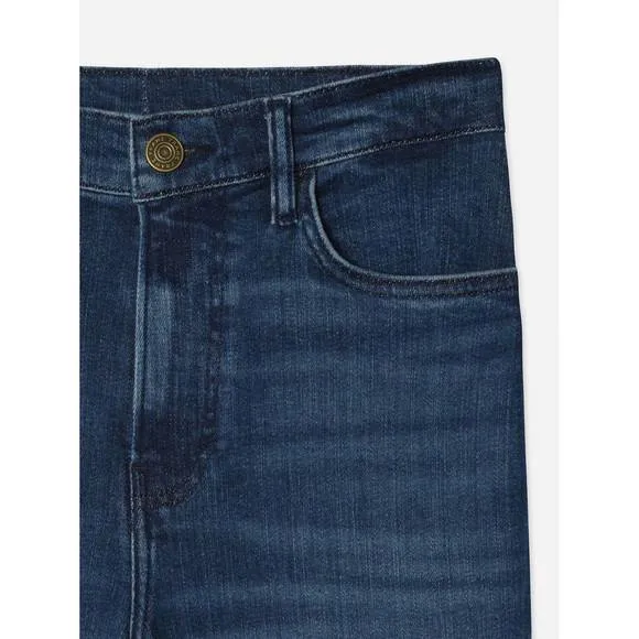 NEW FRAME le easy flare side slit jeans in calvin