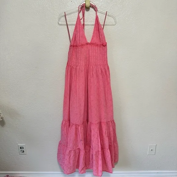 New Free People Pintuck Paradise Maxi Dress