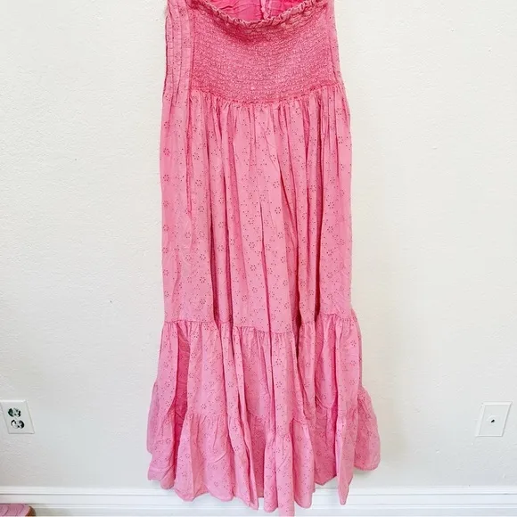 New Free People Pintuck Paradise Maxi Dress