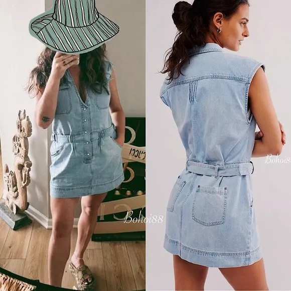 NEW Free People Rowley Mini Dress