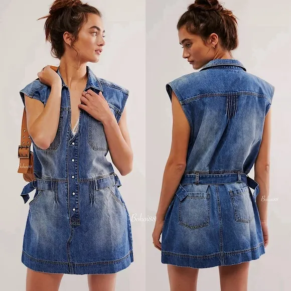NEW Free People Rowley Mini Dress