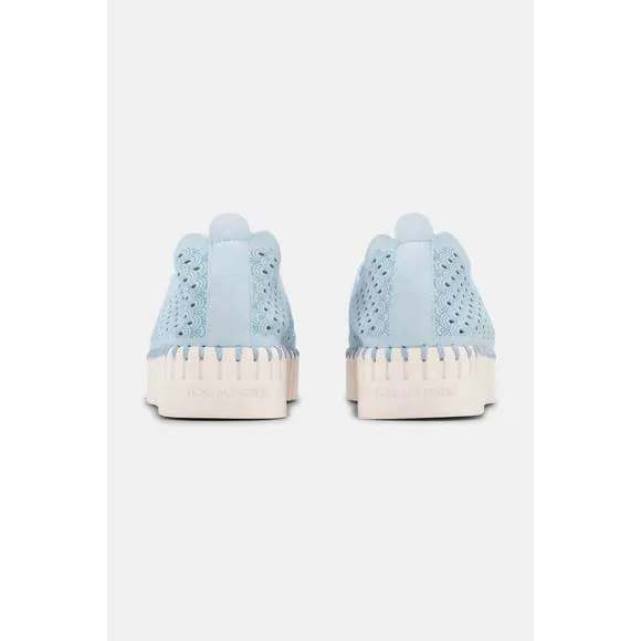 NEW ILSE JACOBSEN women's platform tulip slip-on in ash blue