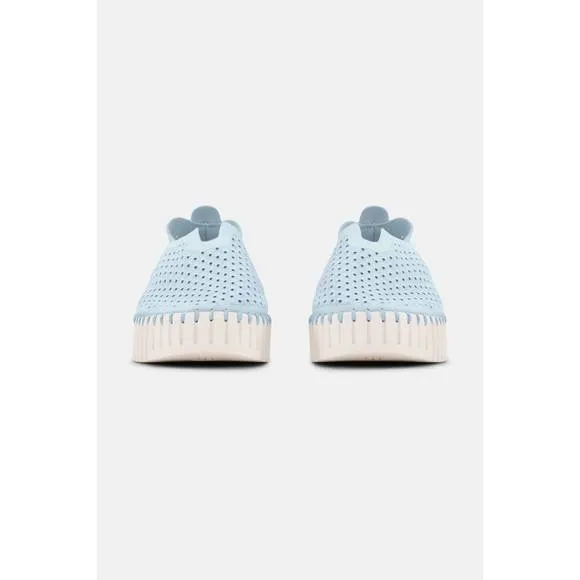 NEW ILSE JACOBSEN women's platform tulip slip-on in ash blue