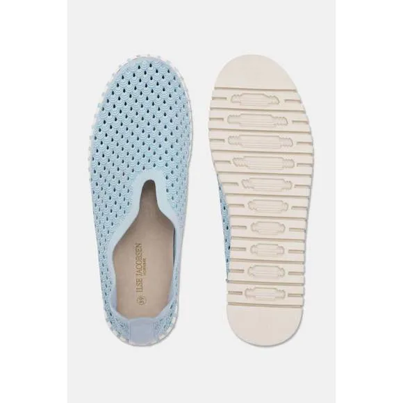 NEW ILSE JACOBSEN women's platform tulip slip-on in ash blue