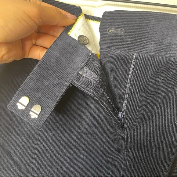 New J.Crew navy blue corduroy mini skirt Size 4