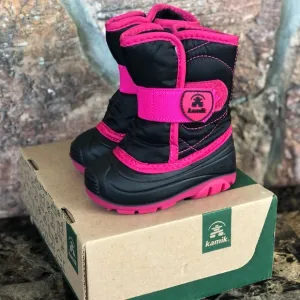 NEW Kamik Toddler Girls Snowbug Outdoor Boots ..
