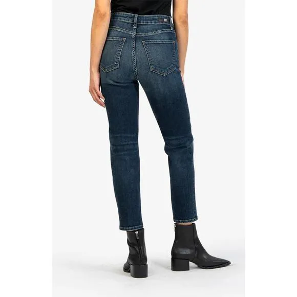 NEW KUT FROM THE KLOTH elizabeth high rise fab ab straight in resounding wash