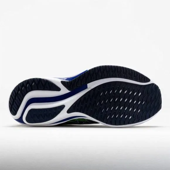 NEW MIZUNO men's wave rider 28 sneakers in reflex blue/white