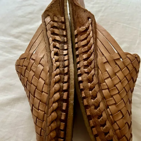 NEW Mohinders Woven Slide Mules in Natural   Stripes size 9