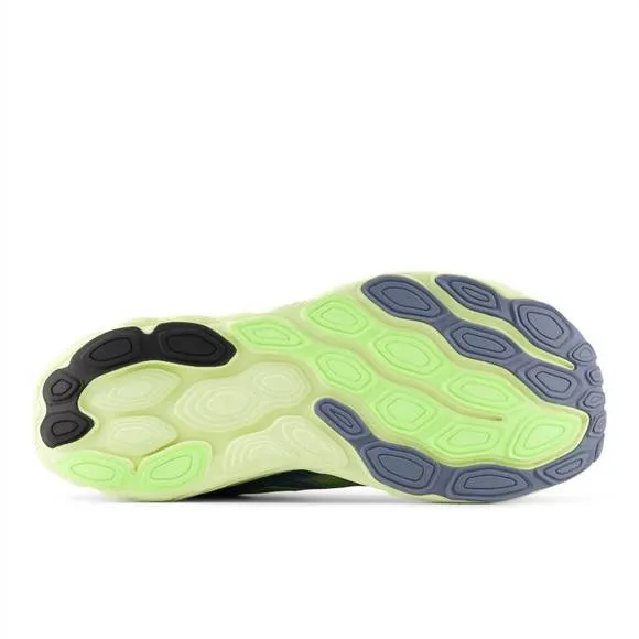 NEW NEW BALANCE men's 880 v14 running sneakers in arctic grey with limelight and