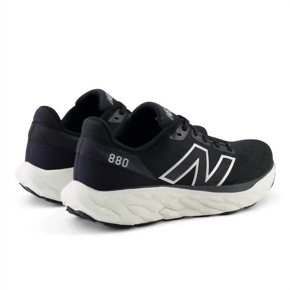 NEW NEW BALANCE women's 880 v14 running sneakers in black with sea salt and silv