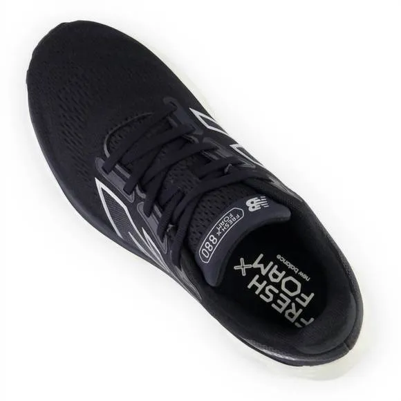 NEW NEW BALANCE women's 880 v14 running sneakers in black with sea salt and silv