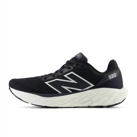 NEW NEW BALANCE women's 880 v14 running sneakers in black with sea salt and silv