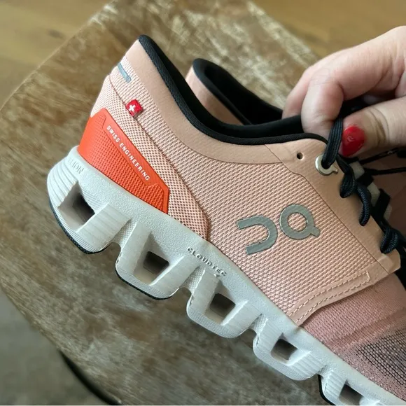 New On Cloud X 3 Sneakers Rose Sand Anthropologie