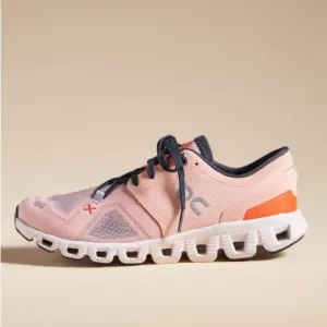 New On Cloud X 3 Sneakers Rose Sand Anthropologie