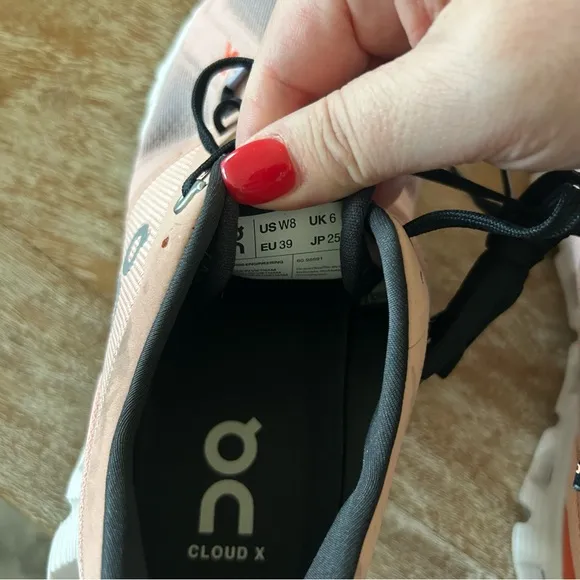 New On Cloud X 3 Sneakers Rose Sand Anthropologie
