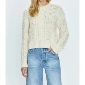 NEW PISTOLA quinn sweater in ivory