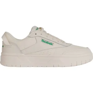 NEW Reebok Tech G Geo Lifestyle Sneakers GENUINE LEATHER Chalk/R/Glen Gr…