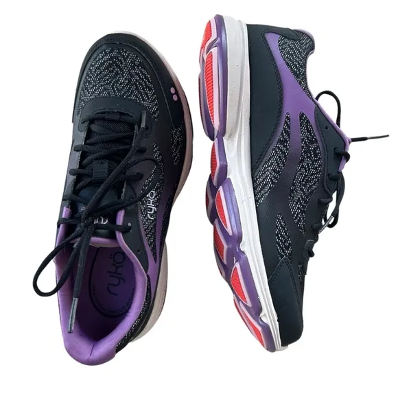 NEW Ryka Devotion Reflect Walking Shoes Sz 8 Comfort Athletic Sneakers