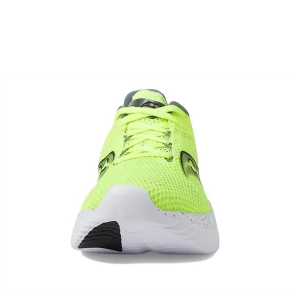 NEW SAUCONY men's kinvara 14 running sneakers in citron/black