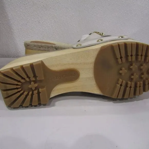 NEW SEE BY CHLOE Women's  (8 US) Viviane Slide in Chalk - Size 39 US 8.5
