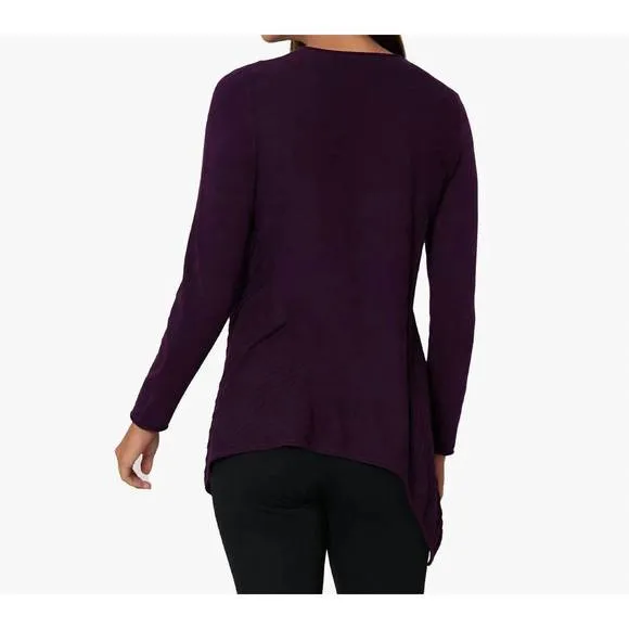 NEW STELLA CARAKASI just right sweater in amethyst