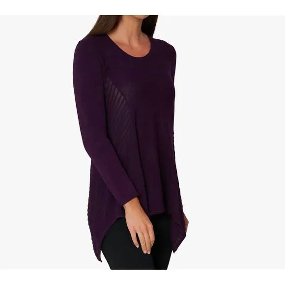 NEW STELLA CARAKASI just right sweater in amethyst