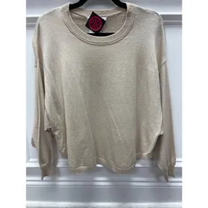 NEW STITCH &amp; NEEDLE halle spring crewneck sweater in sand