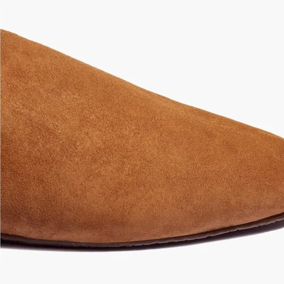 New TKEES Ines Shearling Slide On Mule Sandal Fur Size 7 Flat Loafers