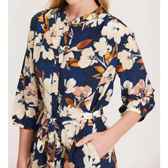 NEW TYLER BOE petra floral print dress in multi