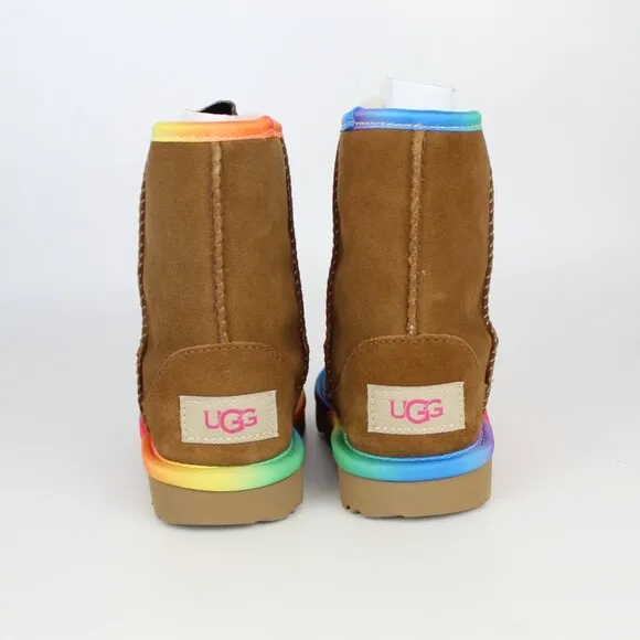 NEW UGG Rainbow Genuine Shearling Boot (Toddler)– Cozy &amp; Stylish Winter Boots