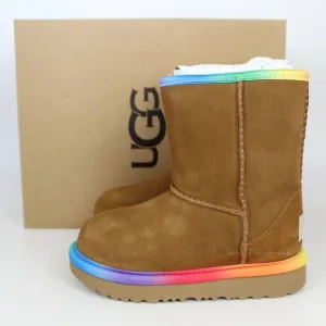 NEW UGG Rainbow Genuine Shearling Boot (Toddler)– Cozy &amp; Stylish Winter Boots