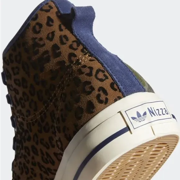 New Unisex- Adidas Nizza Originals Hi RF Tech Indigo Sneakers Men's 7